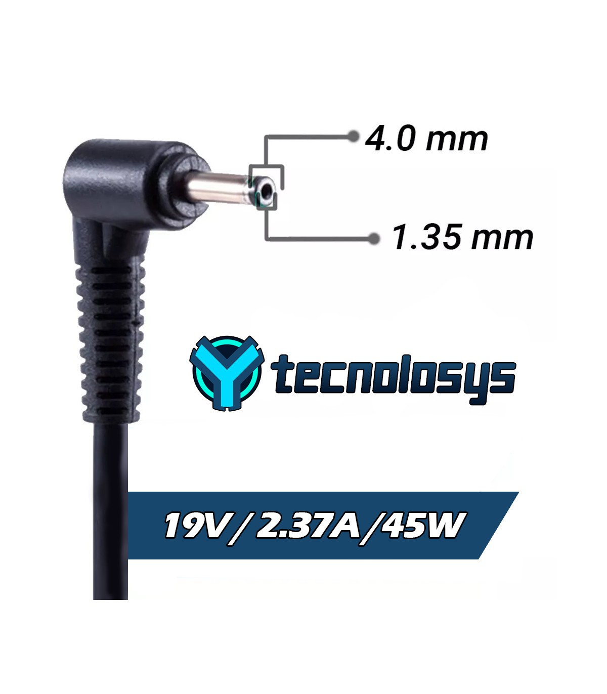 Cargador de corriente XUE® para portátil ASUS 19V-2.37A 45W/4.0X1.35 - PCS  FOR ALL SAS