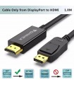 CABLE DISPLAYPORT A HDMI