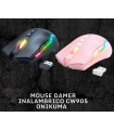 MOUSE GAMER INALAMBRICO CW905 NEGRO ONIKUMA