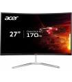 Acer Nitro 27" WQHD 2560 x 1440 1500R Curvo PC Gaming - Monitor | AMD FreeSync Premium | Actualización de hasta 170Hz