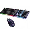 Combo Teclado Mouse Gamer USB Mod: F92 Con Luz Multicolor