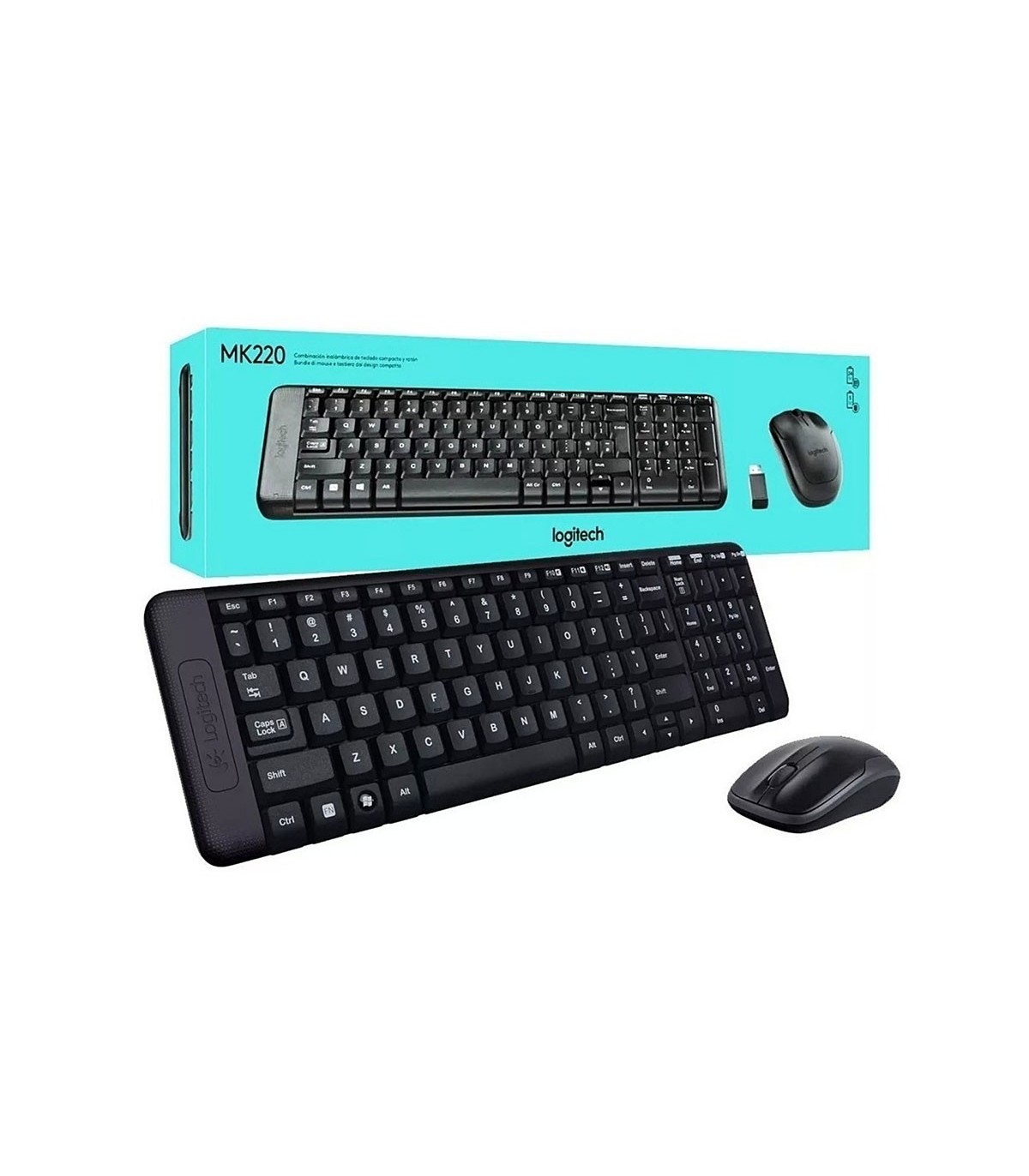 Combo teclado y mouse inalambrico logitech sale