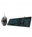 COMBO TECLADO MOUSE POWER GROUP NC-901 ALAMBRICO RETROILUMINADO