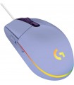 MOUSE  LOGITECH G203 LIGHTSYNC GAMING LILA