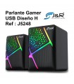 Parlantes JYR Gaming Speaker RGB J5248