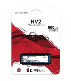 SSD M.2 NVME 500GB KINGSTON NV2 PCIe 4.0 MODELO: SNV2S/500G