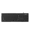 Teclado Genius Smart KB-102 USB Negro Resistente a Liquidos