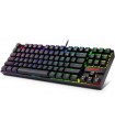 Teclado gamer Redragon Negro Kumara K552 inglés US RGB SWITCH BLUE