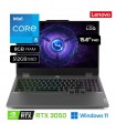 Portátil Gamer Lenovo LOQ 15IAX9 Intel Core i5-12450HX 8GB RAM 512GB SSD RTX 3050 6GB 15.6" FHD