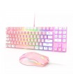 Combo Gamer Teclado y Mouse G26-CW905 Pink Mecánico Onikuma