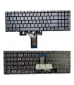 TECLADO HP HP 15-EH 15-EG 15-ER 15-FD SIN MALLA PLATEADO