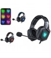 DIADEMA GAMER ONIKUMA K8 NEGRA CON LUZ RGB