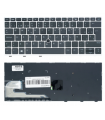 Teclado HP Elitebook 830, G5, 730, G5, 735, G5, 836, G5 CON MALLA PLATEADO